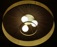 ceiling light smiling :-)