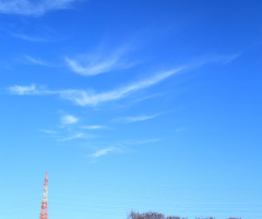 Clouds flow