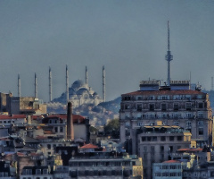 Süleymaniyeden Çamlıcaya Bakış