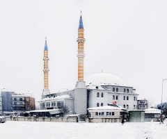Kar Kışta Medine Camii