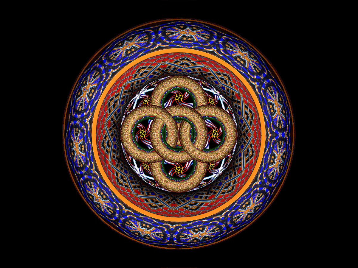 MANDALA FÜNF RINGE MANDALA FÜNF RINGE