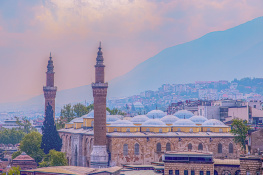 Bursa Ulucami (Tophaneden Bakışla)