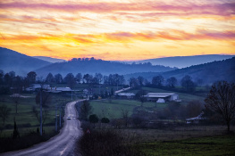 Dallıca Yolunda Gün Batımı
