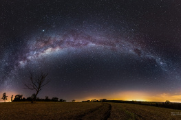 Panorâmica da Via Láctea