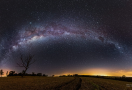 Panorâmica da Via Láctea