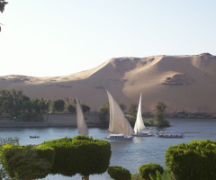 Egypt  - Aswan  - Nile River 