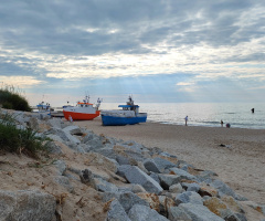 FISHING BOATS.AT THE BALTIC.SEA