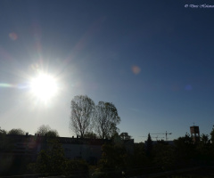 in the morning in Karlsruhe / Germany