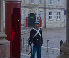 Guarding the Queen of Denmark...!!!