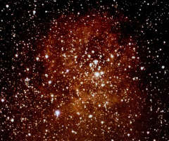 Rosette Nebula....NGC 2244 ..5200 LY from Earth