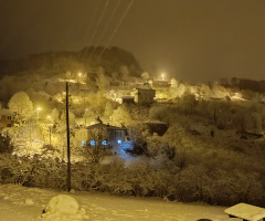 Ordu/Yeşilköy de kış gecesi