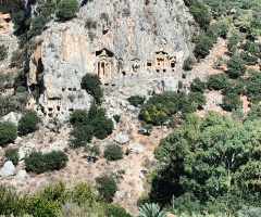 LICILIAN TOMBS IN ROCKS