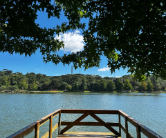 Uma bela tarde de sol.