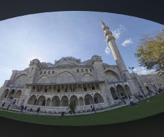 Süleymaniye Camii - 4 Kareden Panorama