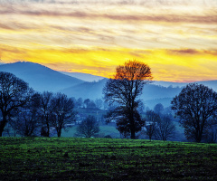 Gün Batımında Dallıca Sırtları