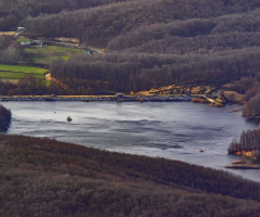 Çataldağ Zirveden Gürece Göletine  Bakış