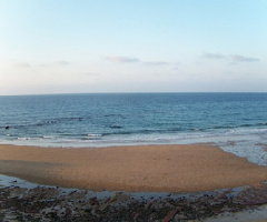 Panoramic of the beach