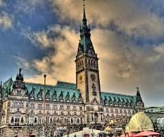 Rathaus in Hamburg, Germany