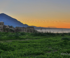 winter evening in cyprus 