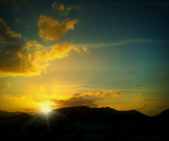 Colorful Sunset Sky 