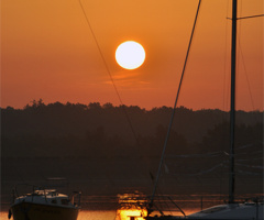 moment after sunrise