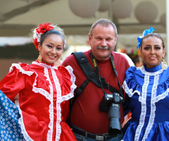 Mexican dancers and I