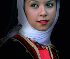 Portrait of a Turkish dancer