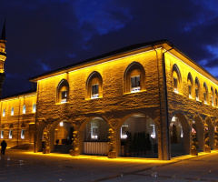 HACI BAYRAMI VELİ CAMİİ GECE FOTOĞRAFI