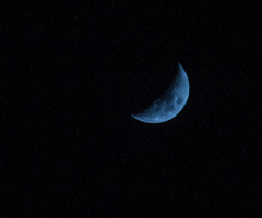 Tonights Moon In Tucson Arizona