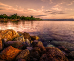 Stone beach