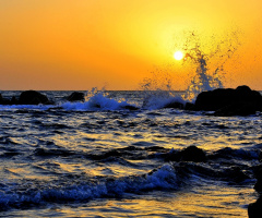 yesterday evening at the beach 