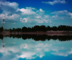 On a cloudy day 