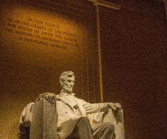 Lincoln Memorial In Washington D.C.  10/15