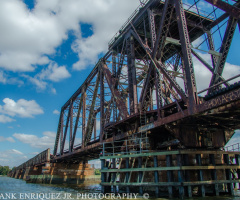 Rustic Bridge Over The Potomac River In Washington