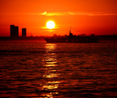 İstanbul'da Günbatımı
