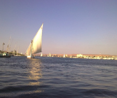Egypt - Aswan - sail boats