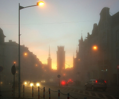 Foggy morning in my city