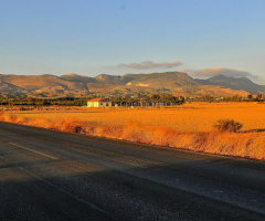 on the road