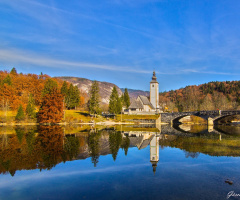lake bohinj slovenia