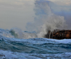 today... very cold in Cyprus , but the sea so nice
