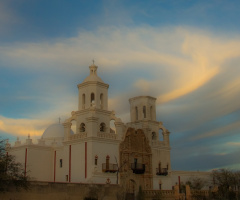 San Xavier Del Bac Mission In Tucson Arizona