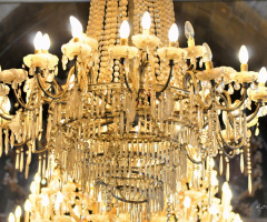 Chandelier in the ST.MAMAS CHURCH MORFOU CYPRUS