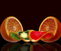 kiwi - und melonenmandarine