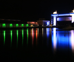 lights on water