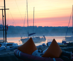 ...dawn at the marina