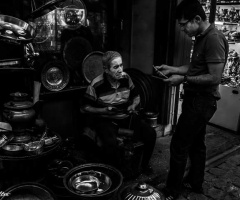 Gaziantep De Bir Bakırcı  Ustası....