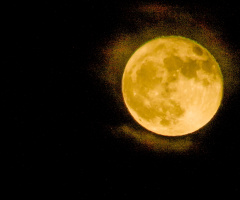 Last Sunday's 'Super Harvest Moon' from Tucson AZ