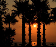 Sunset in Alanya