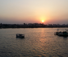 Egypt  - Cairo -  Nile sunset