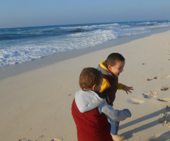 Egypt  - North Coast - grandsons 